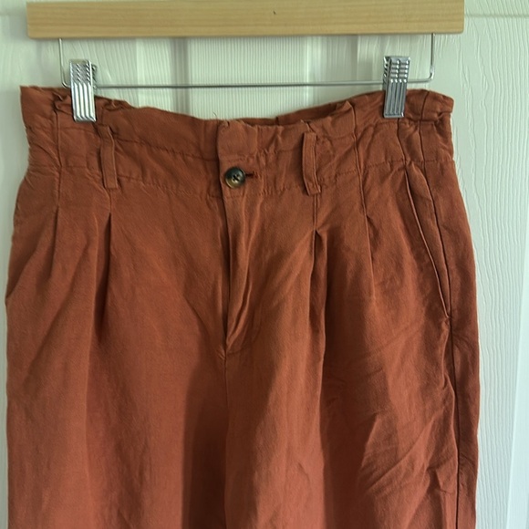 Madewell Rusty Brown Chinos Relaxed Fit High-Waisted - Picture 2 of 9